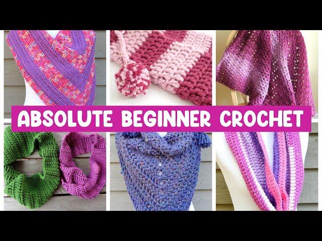 6 MUST-TRY Absolute Beginner Crochet Patterns!