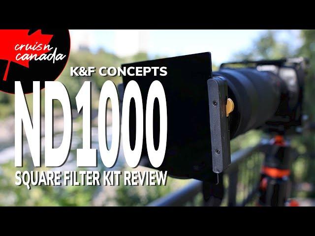 K&F Concept's SN25T1 ND1000 Square Filter Kit | SO AWESOME!! Our Review