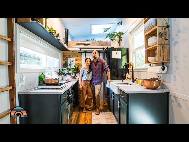 Couples Gorgeous DIY Tiny House - $25k Total Cost Using 80% Repurposed Materials