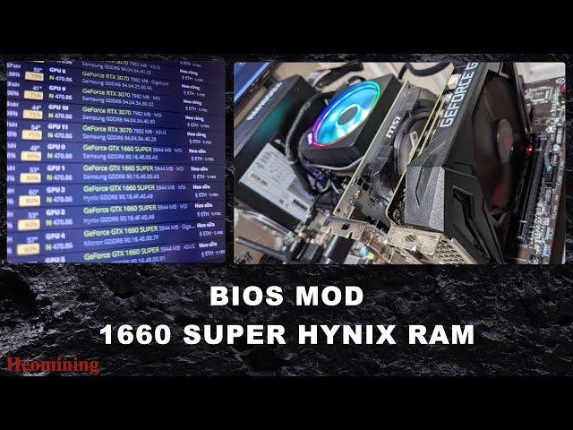 1660 Super Hynix ram BIOS MOD