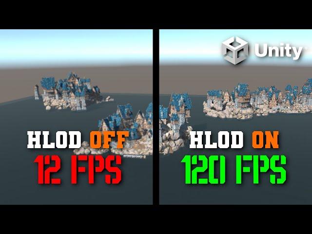 FREE Performance Optimization / Draw Call Reducer (HLOD) | Unity Tutorial