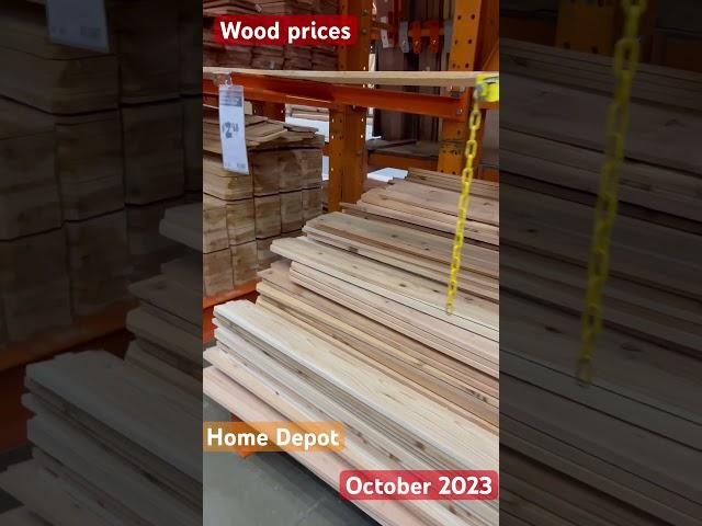 Home Depot Wood Prices Breakdown - October 2023: Cedar, Pine & More!
