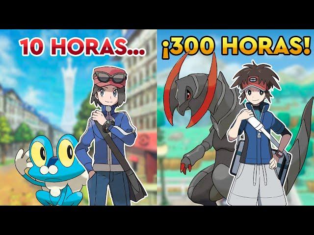 ¿CUÁL ES EL JUEGO DE POKÉMON MÁS LARGO DE COMPLETAR?