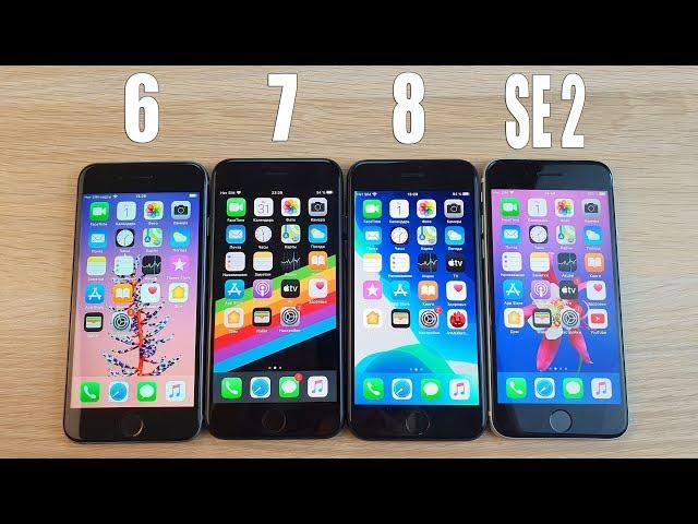 IPHONE 6 VS 7 VS 8 VS SE 2 - ЧТО ЖЕ ВЗЯТЬ? ОДИН И ТОТ ЖЕ ДИЗАЙН, НО НАЧИНКА РАЗНАЯ!