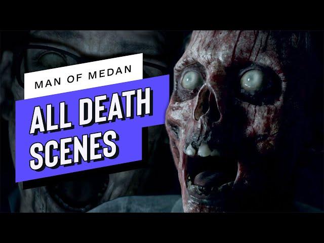 All deaths in Man of Medan. All Characters Death Scenes Compilation.