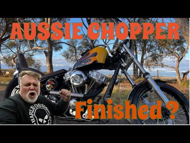 Watch This Insane Harley Evo Chopper Come to Life