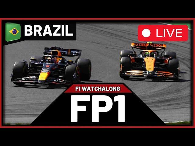 F1 Live - Brazil GP Free Practice 1 Watchalong | Live timings + Commentary