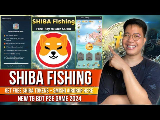 Shiba Fishing - How To Earn $SHIBA Tokens + $MISHI Airdrop Here For Free | Review | Eng Sub