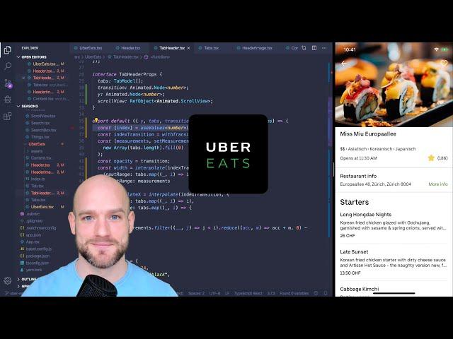 Uber Eats Sticky Header - “Can it be done in React Native?”