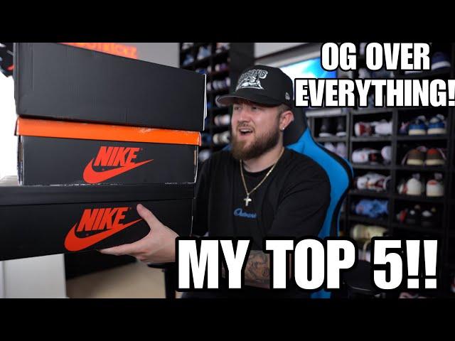 THE TOP 5 SNEAKERS IN MY COLLECTION!!