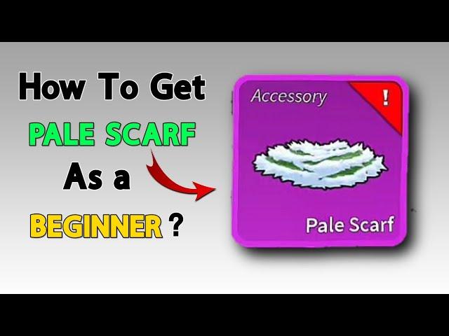 How To Get PALE SCARF as a BEGINNER? - Blox Fruits Roblox