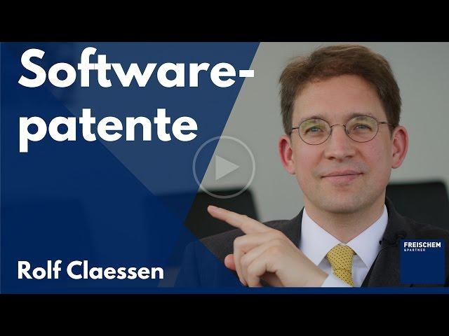 Softwarepatente - Profiwissen Patente #rolfclaessen