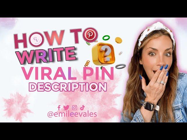 Pinterest Pin Descriptions: My Formula for Writing Viral-Worthy Pinterest Descriptions