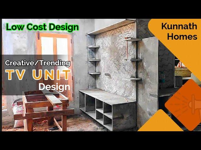 TV Unit in Ferro Slab | Trending TV Unit Made Using Ferro Cement Technology |Low Cost TV Unit Design