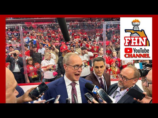 Uncensored Paul Maurice Dropping F-Bombs at Florida Panthers Stanley Cup Celebration NSFW