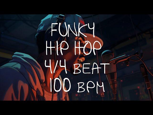 4/4 Drum Beat - 100 BPM - HIP HOP FUNKY