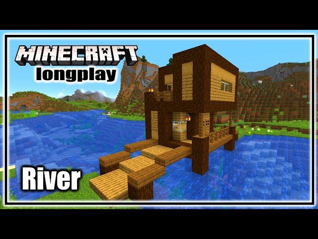 I Built a Starter House on a Bridge! | Minecraft Relaxing Long Play