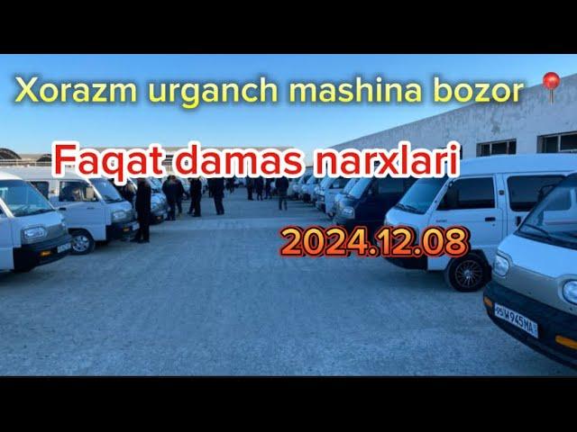 Xorazm urganch mashina bozor | faqat damas narxlari |2024.12.08