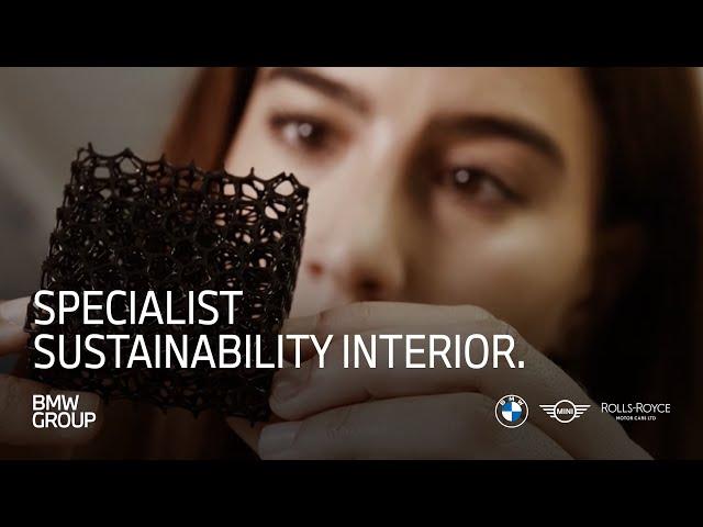 Specialist Sustainability Interior I BMW Group Careers.