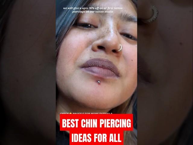 MAM KA CHIN PIERCING  KAISA HAI #piercings  #tattooideas  #tattooartist #tattoovideo #shorts