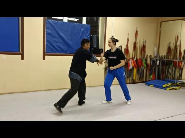 Xingyiquan sparring work Парный комплекс синъицюань  贴身靠对练