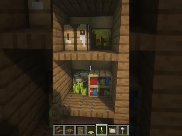 как сделать большой шкаф в майнкрафт без модов minecraft shorts #майнкрафтпе #майнкрафт