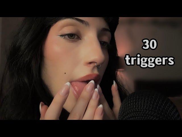 ⋆୨୧˚ Your favorite triggers (Spit painting, mic biting, nail eating) | ASMR (20K)