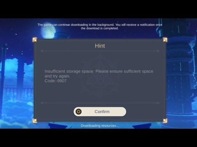 How to fix "Insufficient storage space" error in Genshin Impact even you have storage? (Fixed)