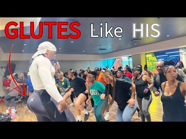 easy GLUTES routine for QUICK RESULTS look at the instructor and be convinced