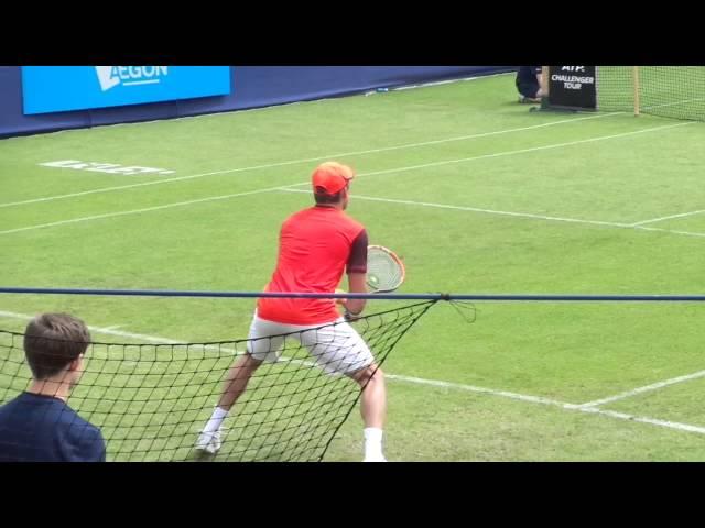 james mcgee amazing diving tennis shot