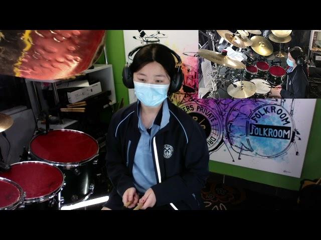 Bones - Imagine Dragons - DRUM COVER by Sophia Hong @ Peters Private Drum Lessons 2022