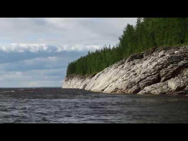 Река Енисей (The Yenisei river) зарисовки И. Чапалова