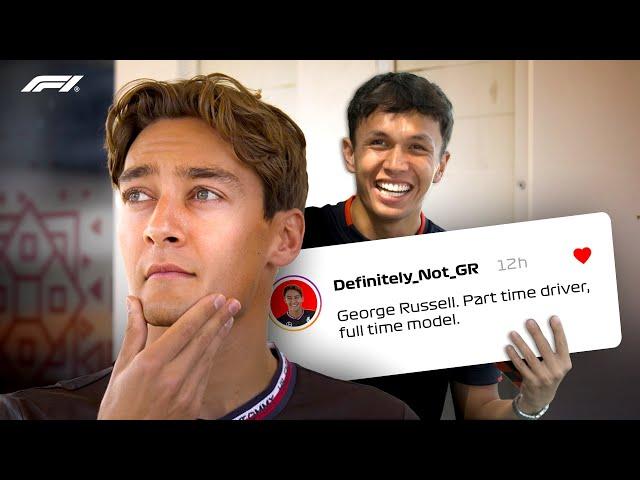 George Russell & Alex Albon Take On The Compliment Challenge!