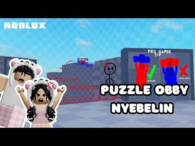 APAKAH KITA BISA TAMATIN PUZZLE OBBY INI? | TEAMWORK CARRY PUZZLE ROBLOX