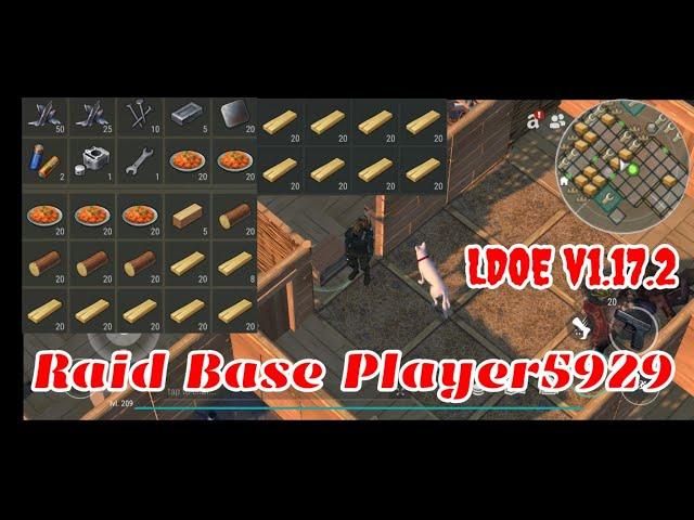 LDOE Raid Base Player5929 | Last Day on Earth