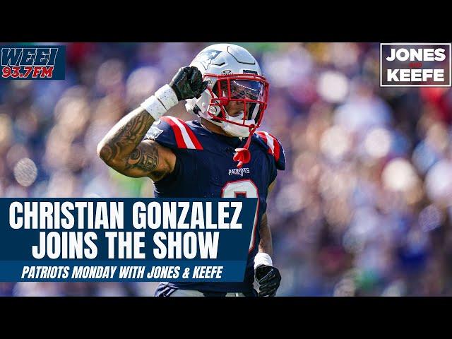 Patriots cornerback Christian Gonzalez joins the show following upset win over Jets | Jones & Keefe