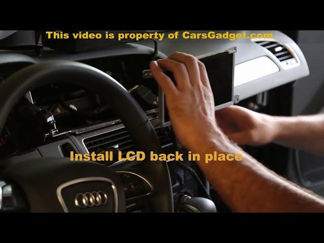 How to install Front and Rear View Camera on Audi A4 A5 Q5 A3 Q3 S4 S5 A6 Allroad CarsGadget