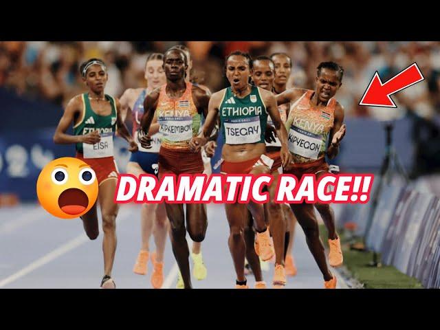 Dramatic! Faith Kipyegon Disqualified in Women's 5000m Final Paris Olympics