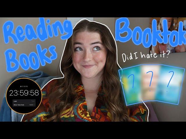 I read BookTok books for 24 hours...