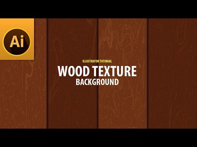 How to Create Vector Texture Wood Background in Adobe Illustrator @AllFreePik