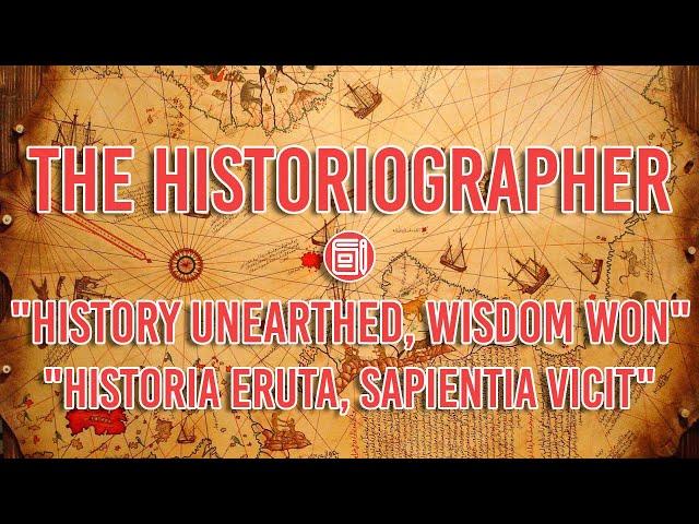 Welcome to the #History channel, The Historiographer. #Subscribe to stay tuned!