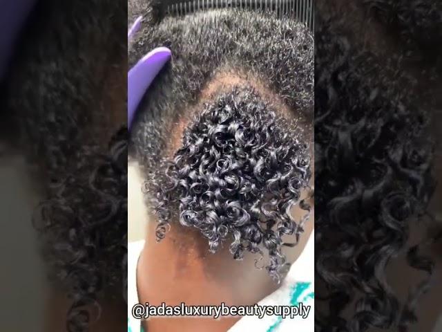  Coco Black Naturals Curling Custard making curls POP! 