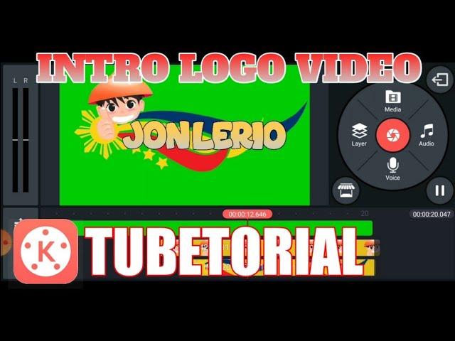 INTRO LOGO VIDEO using KINEMASTER | TUBETORIAL @JonLerioVlog