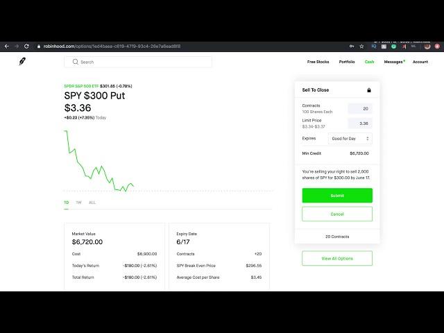 Live Robinhood Trading | $7,000 position Live scalp