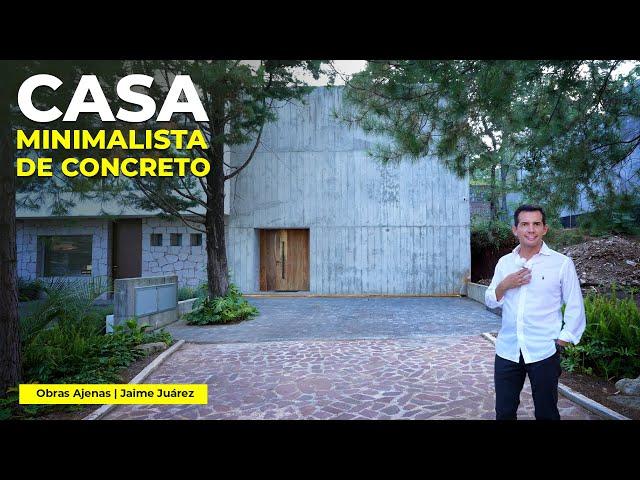 MINIMALIST CONCRETE HOUSE: Compact House with Large Spaces | Other Works | Jaime Juarez