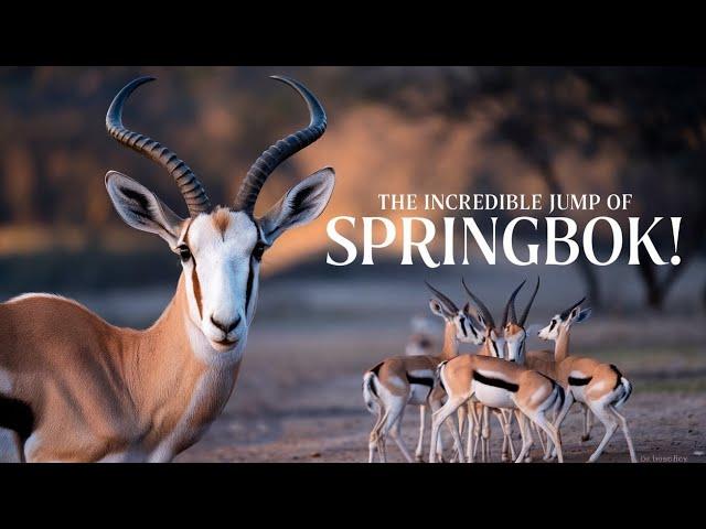 Springbok | The Incredible Jump of Springbok | Leadership in Nature's Herds #youtube