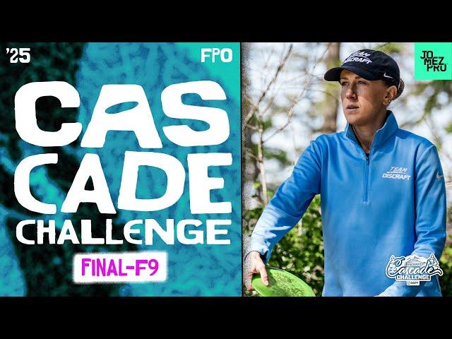 2025 Cascade Challenge | FPO FINALF9 | Pierce, Gannon, Huynh, Cox | Jomez Disc Golf