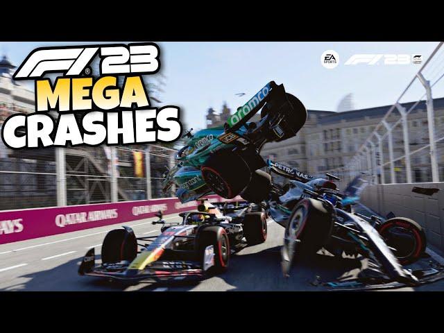 F1 23 MEGA CRASHES #1