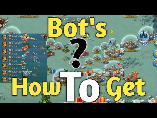 How To Get Bots , Robot's ? LordsMobile