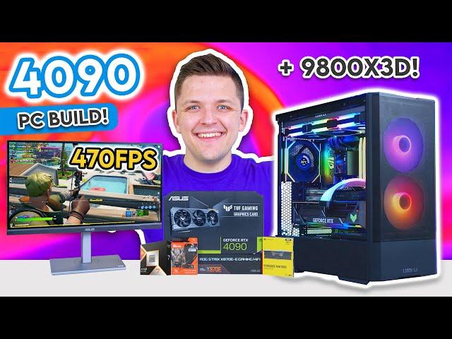 The FASTEST Gaming PC Build Right Now!  [Ryzen 9800X3D & RTX 4090 w/ 4K Benchmarks!]